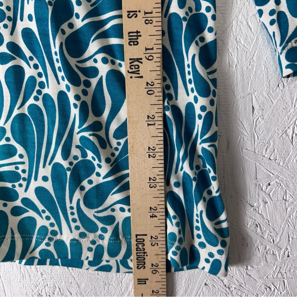 Winter Silks Top Womens Size M 60% Silk 40% Modal High Waisted 3/4 Sleeves Soft! - Picture 11 of 11